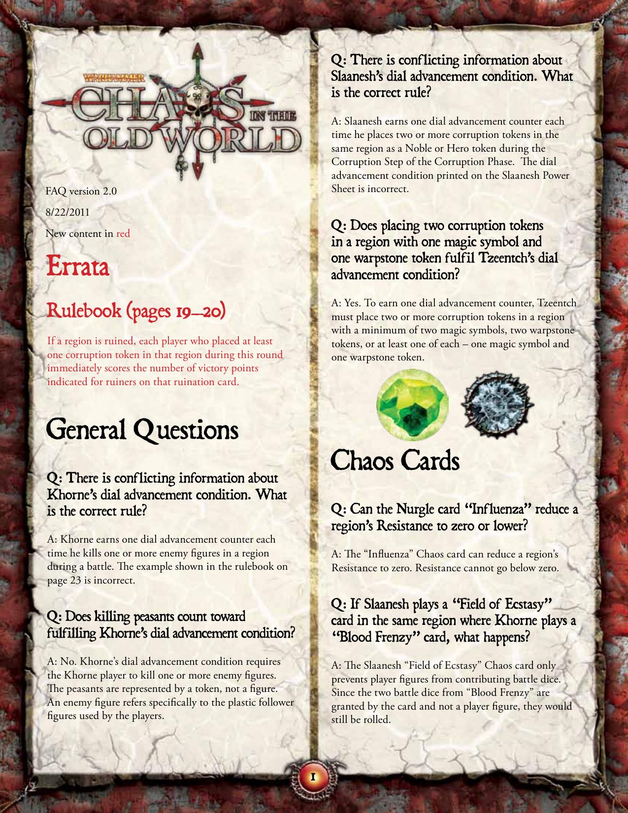Warhammer - Chaos in the Old World by FAQ