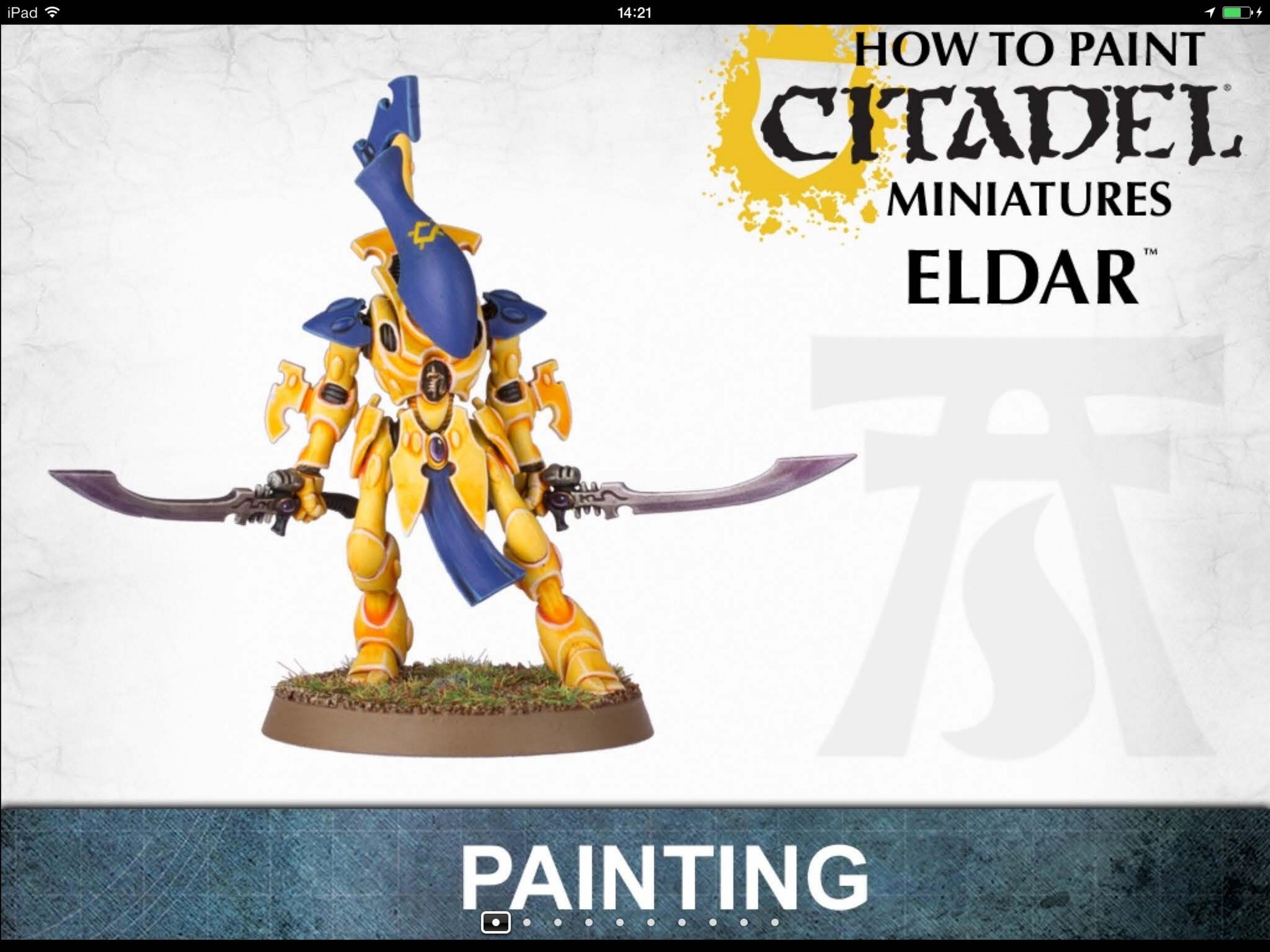 Warhammer 40k - How to paint Citadel Miniatures by Eldar