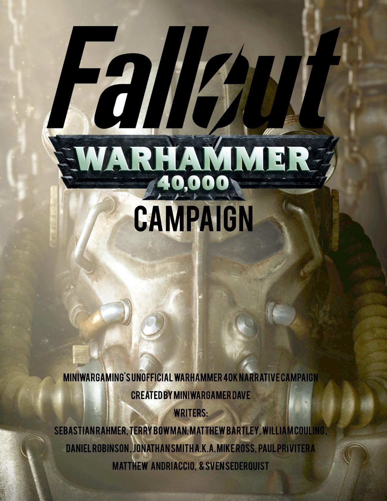 Warhammer 40k Fallout Narrative Campaign by Unknown