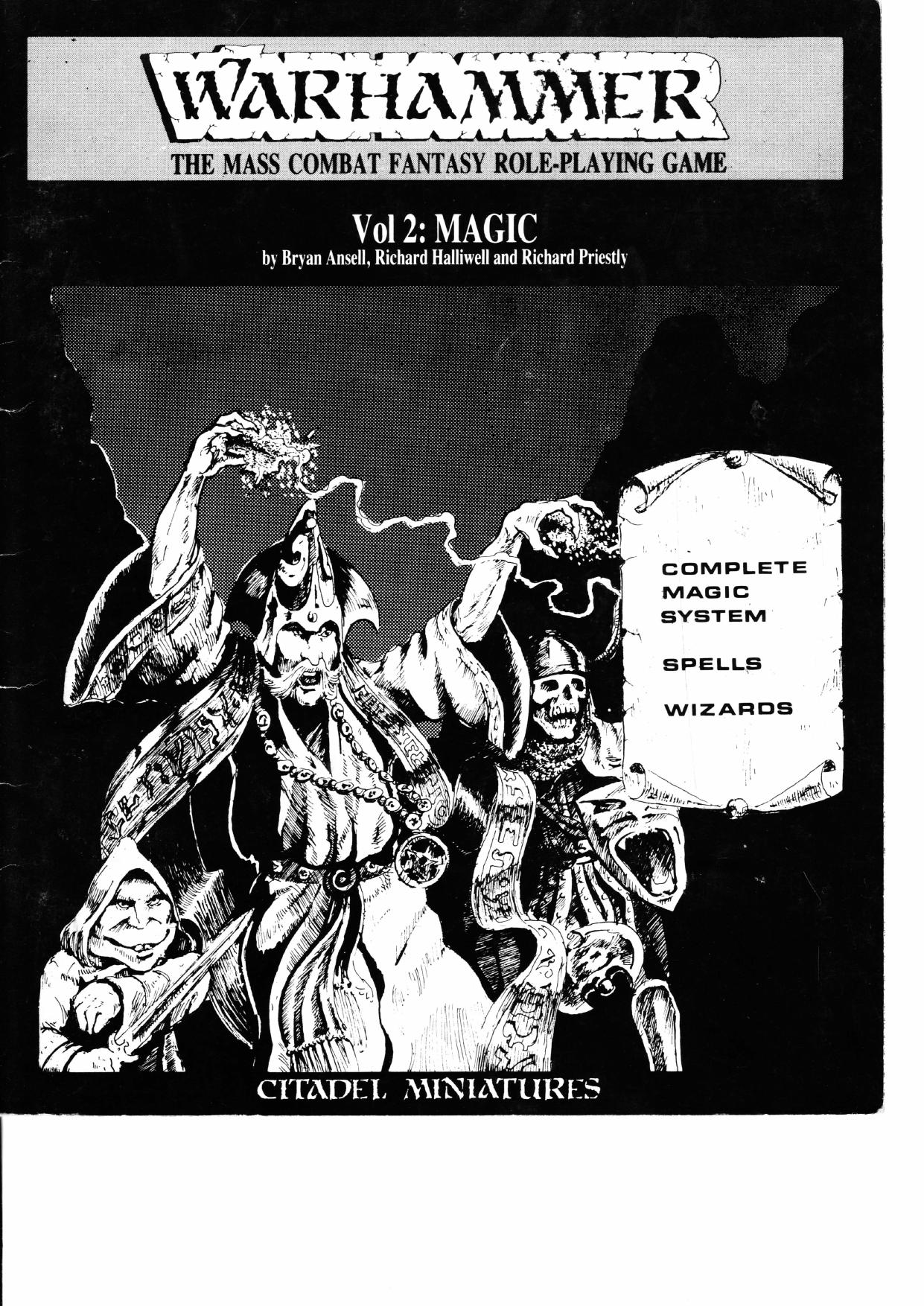 Warhammer Fantasy Battles Volume 2 Magic -1st Edition by Unknown