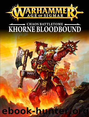 Warhammer: Age of Sigmar Chaos Battletome - Khorne Bloodbound by Games Workshop Ltd