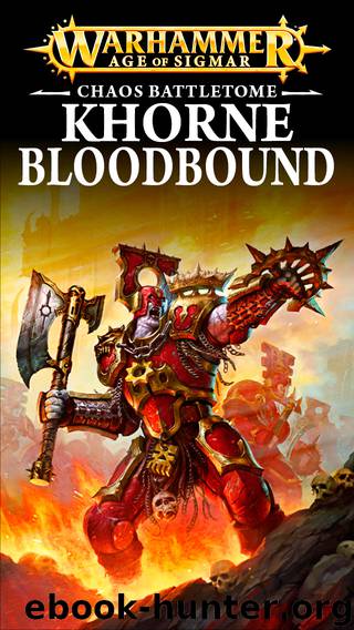 Warhammer: Age of Sigmar Chaos Battletome Khorne Bloodbound by Games Workshop Ltd
