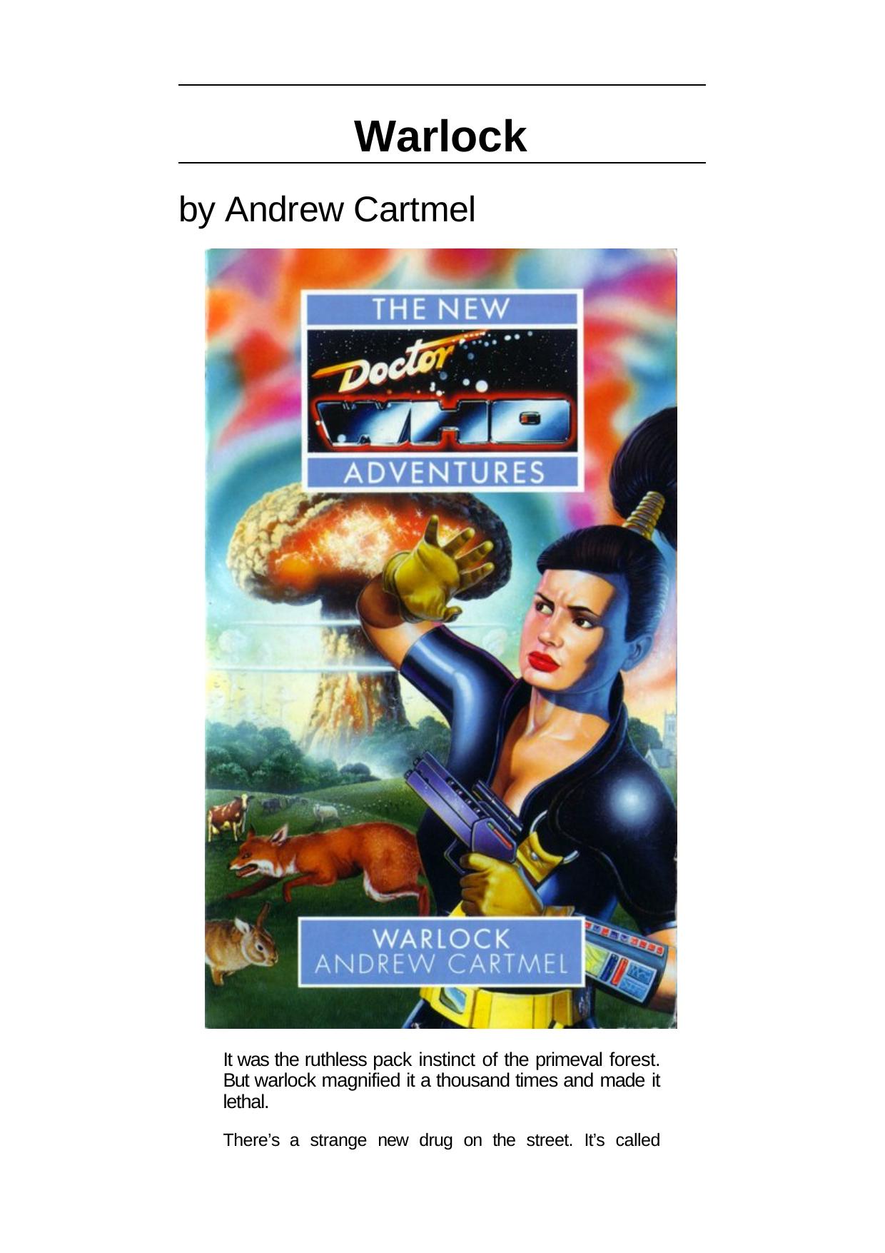 Warlock (Doctor Who-the New Adventures Series) by Andrew Cartmel