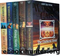 Warrior Cats Collection: The Darkest Hour, a Dangerous Path, Rising Storm, Forest of Secrets, Fire and Ice by Hunter Erin