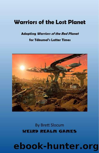 Warriors of the Lost Planet by Unknown