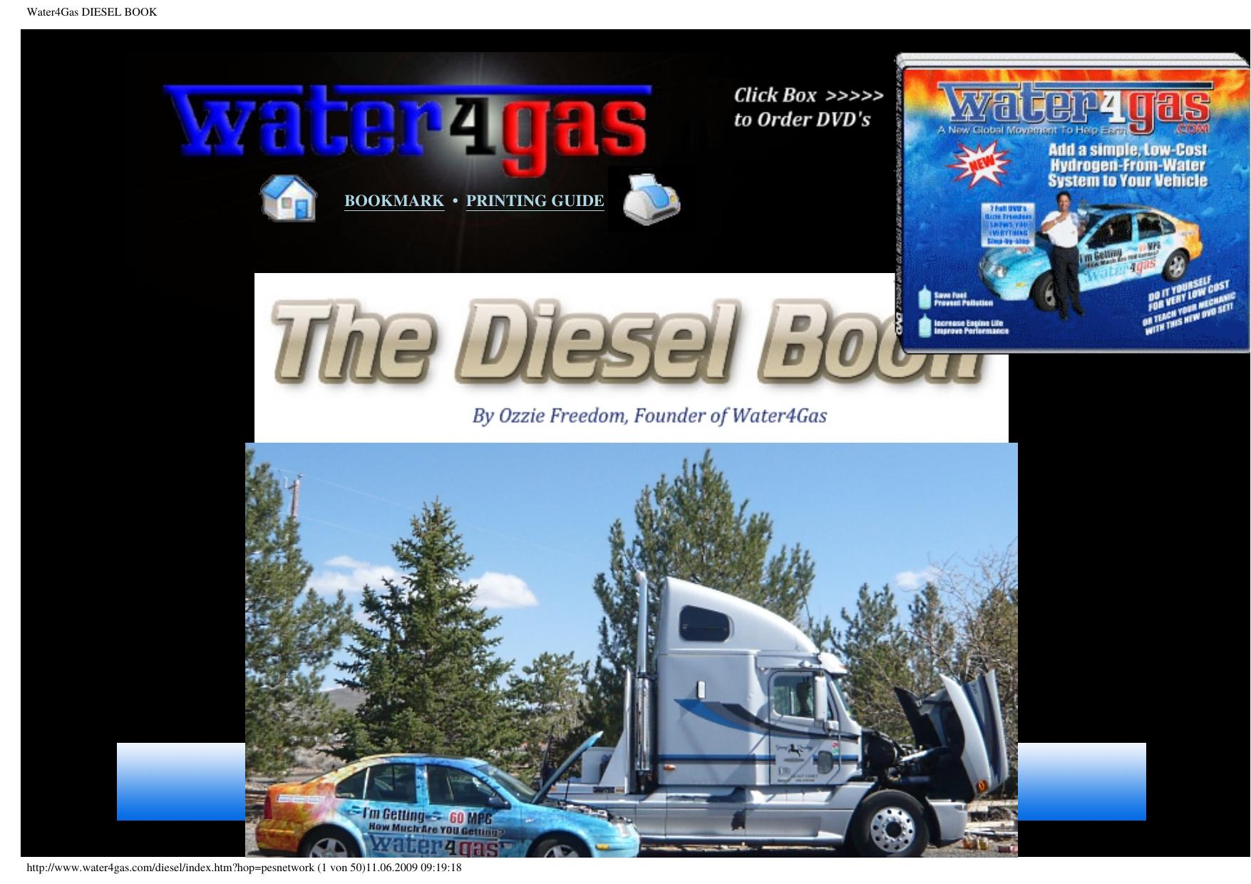 Water4Gas DIESEL BOOK by Unknown