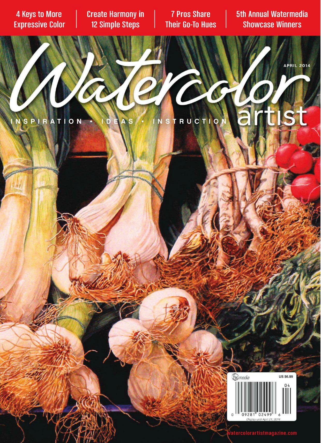 Watercolor Artist April 2014 by coll