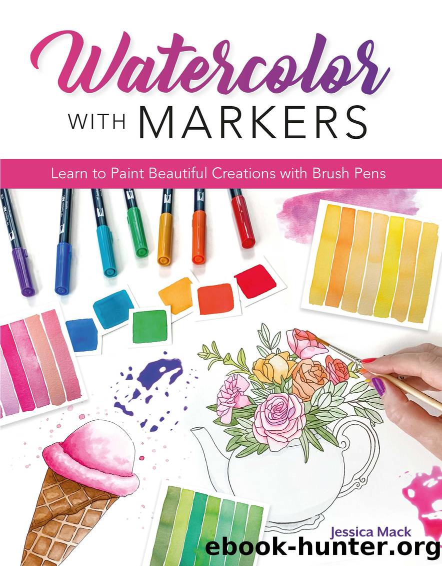 Watercolor with Markers by Jessica Mack