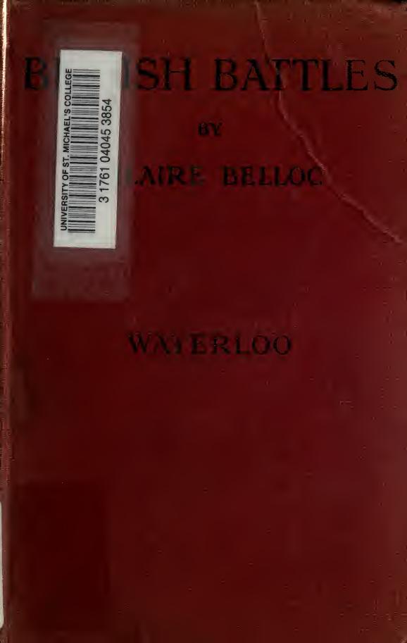 Waterloo by Belloc Hilaire 1870-1953