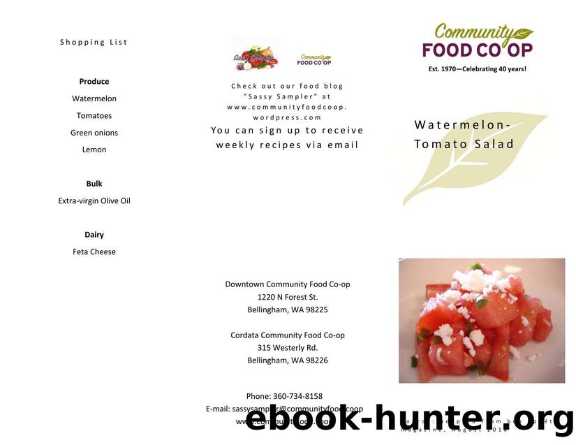 Watermelon and tomato salad by melissa