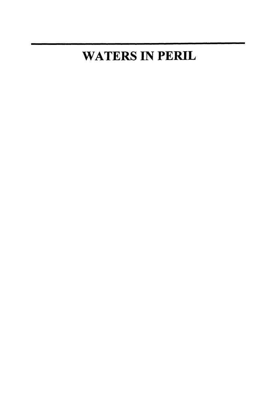 Waters in Peril by Gregory M. Ruiz Jeffrey A. Crooks (auth.) Leah Bendell-Young Patricia Gallaugher (eds.)