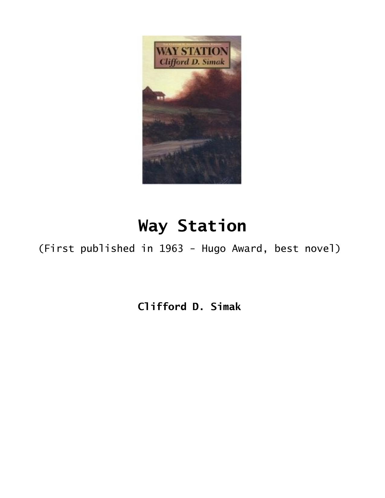 Way Station by Clifford D. Simak