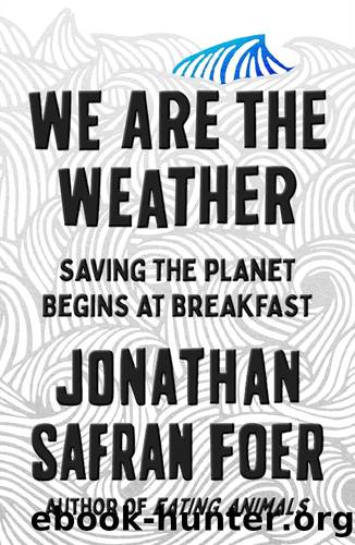 We Are the Weather: Saving the Planet Begins at Breakfast by Foer Jonathan Safran