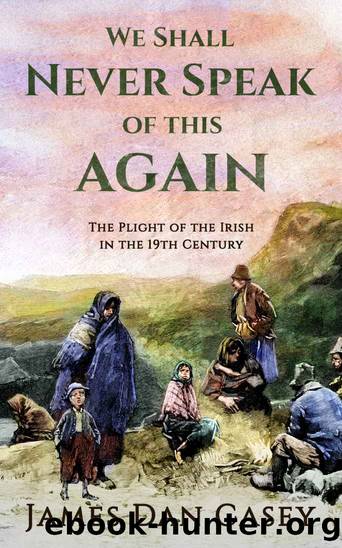 We Shall Never Speak of This Again: The Plight of the Irish in the 19th Century by James Dan Casey