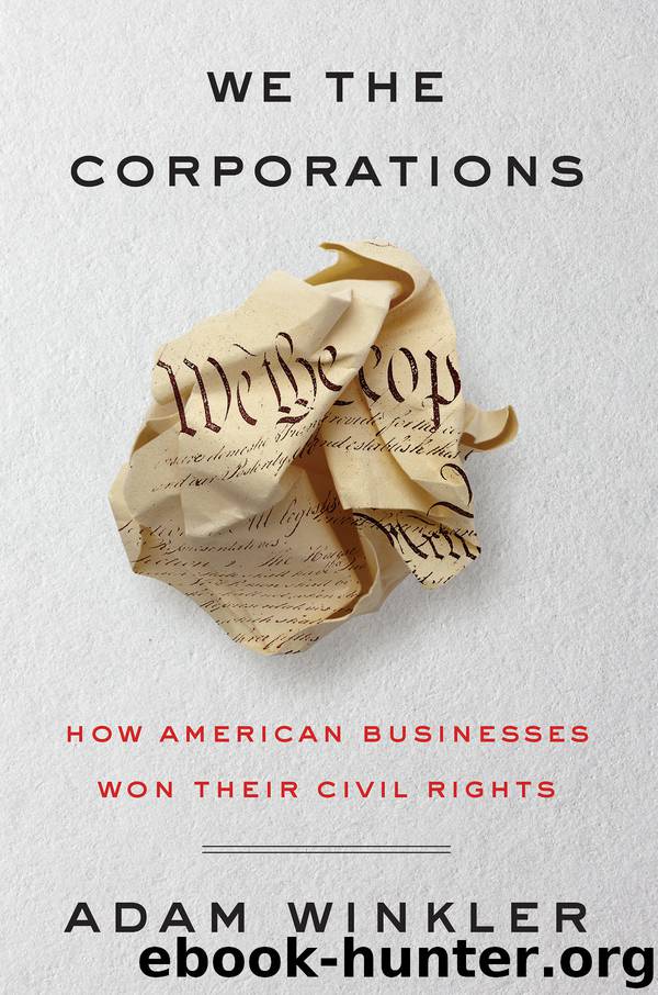 We the Corporations by Adam Winkler