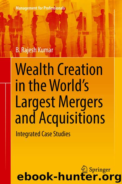 Wealth Creation in the World’s Largest Mergers and Acquisitions by B. Rajesh Kumar