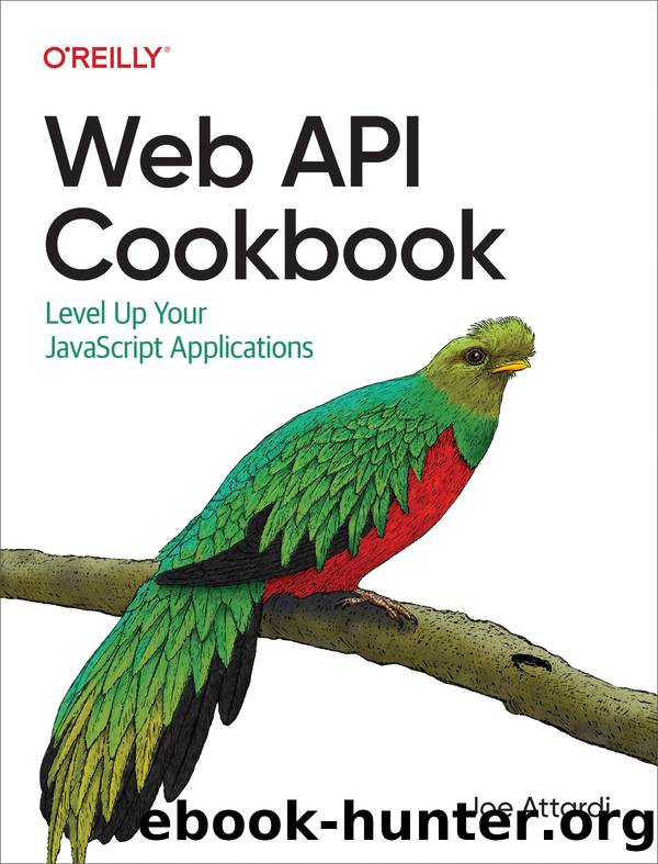 Web API Cookbook by Joe Attardi