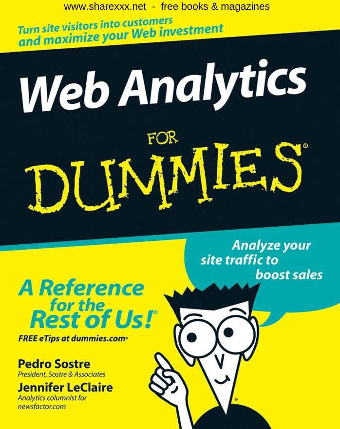 Web Analytics For Dummies by Pedro Sostre Jennifer LeClaire