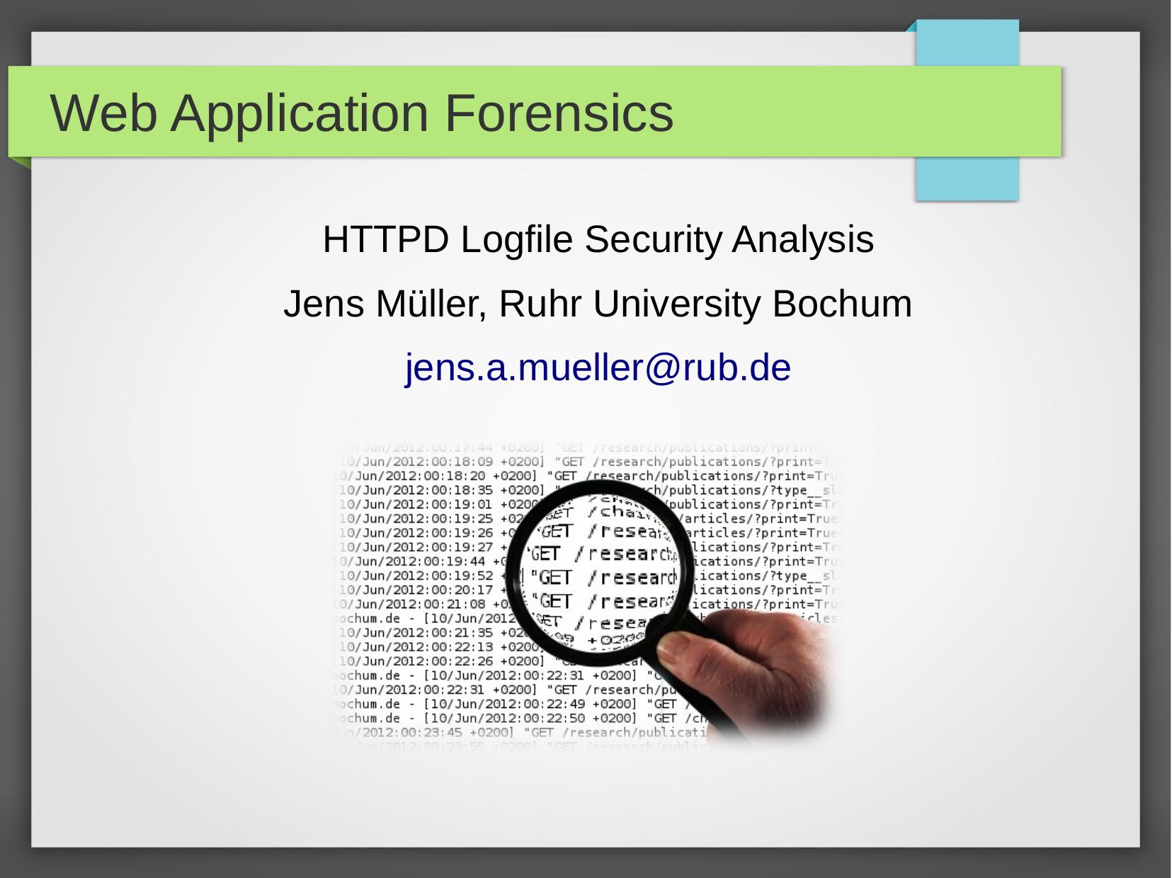 Web Applications Forensics by Unknown