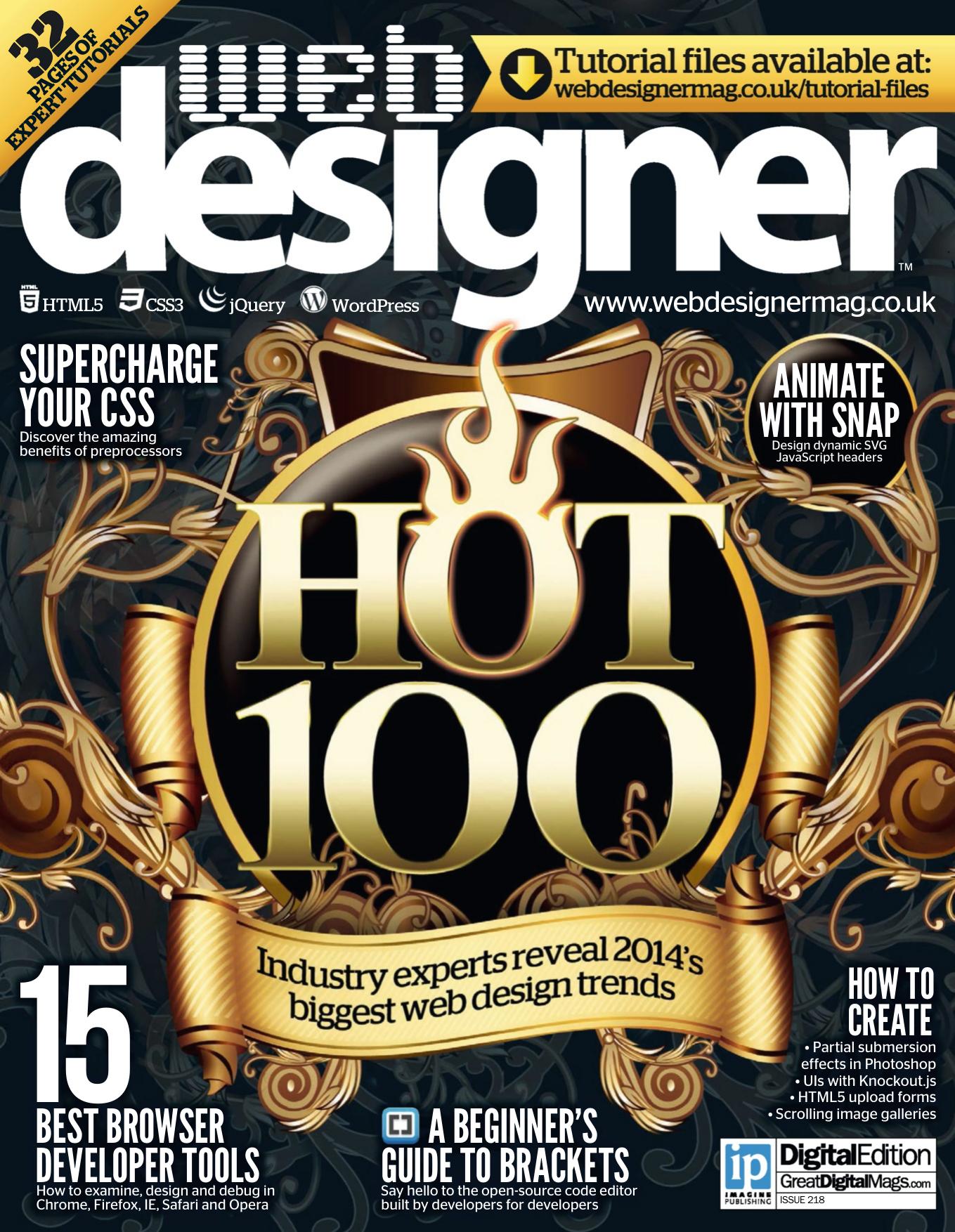 Web Designer - Issue No. 218 by Unknow