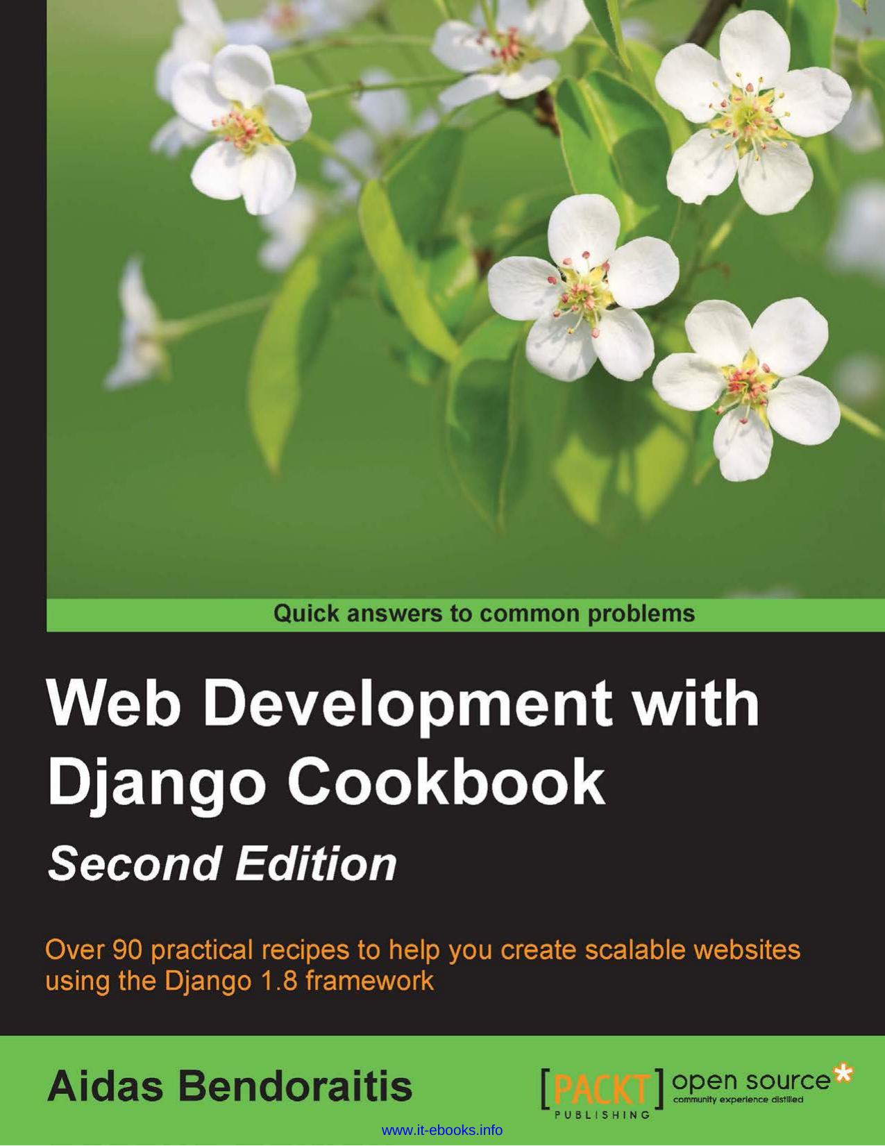 Web Development with Django Cookbook by Aidas Bendoraitis