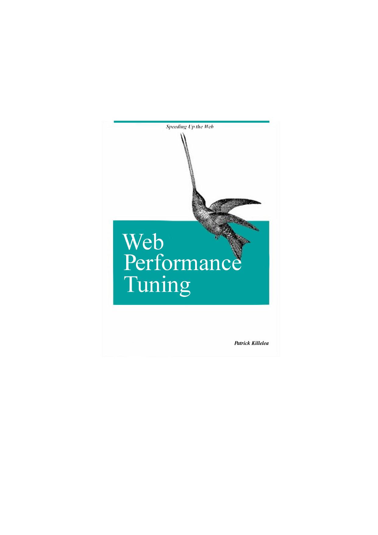 Web Performance Tuning by Patrick Killelea