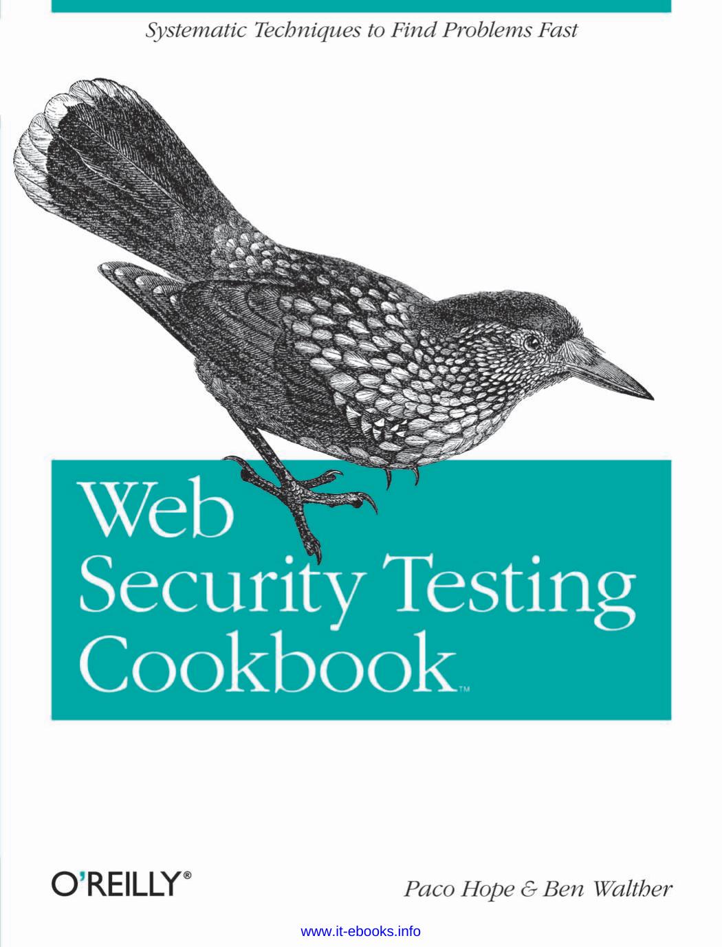 Web Security Testing Cookbook by Paco Hope