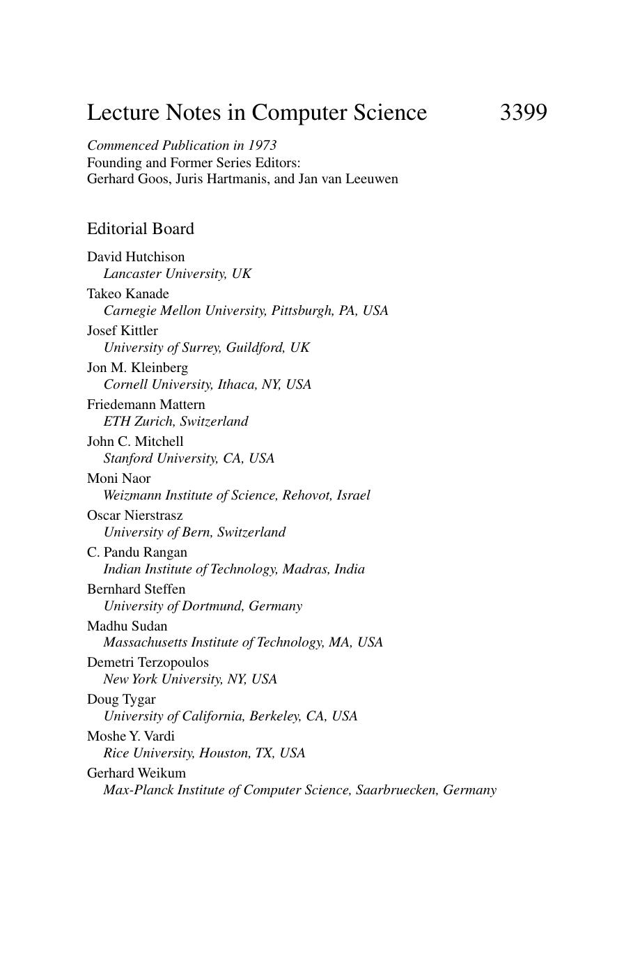 Web Technologies Research and Development - APWeb 2005: 7th Asia-Pacific Web Conference, Shanghai, China, March 29 - April 1, 2005. Proceedings by unknow