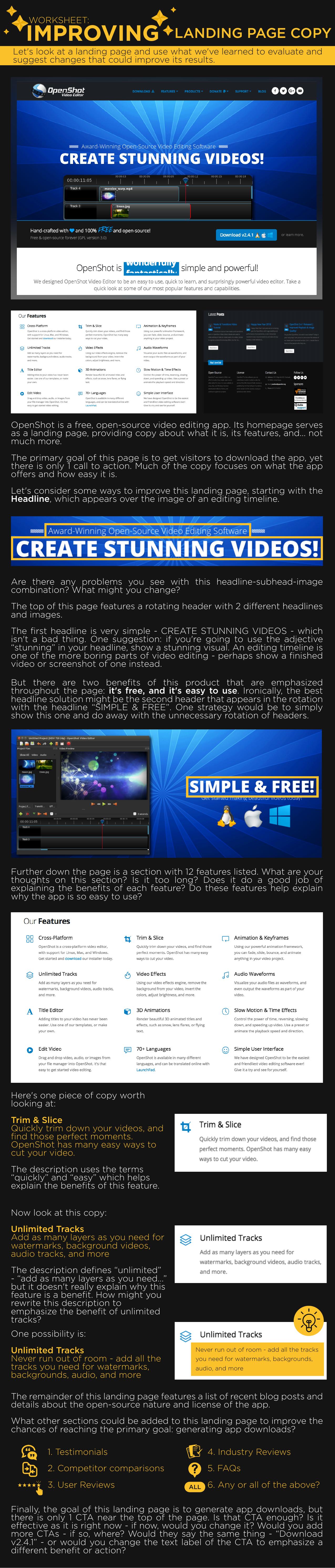 Web by Improving landing page copy.pdf