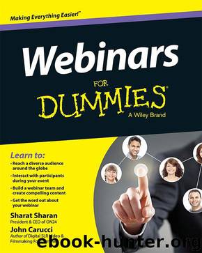 Webinars For Dummies (For Dummies (Business & Personal Finance)) by Sharat Sharan & John Carucci