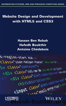 Website Design and Development with HTML5 and CSS3 by unknow