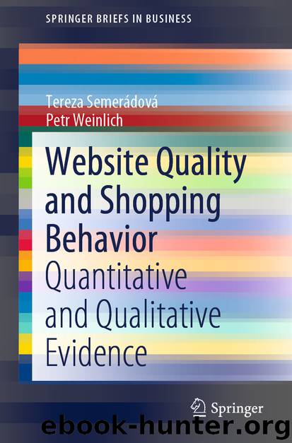 Website Quality and Shopping Behavior by Tereza Semerádová & Petr Weinlich
