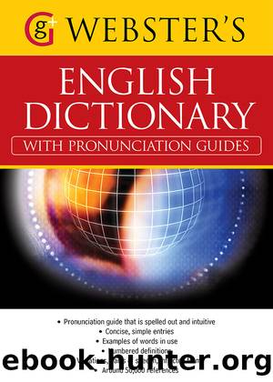 Webster's American English Dictionary (with pronunciation guides) by Unknown