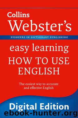 Webster's Easy Learning How to use English (Collins Webster's Easy Learning) by Collins