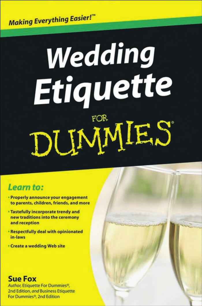 Wedding Etiquette For Dummies by Sue Fox