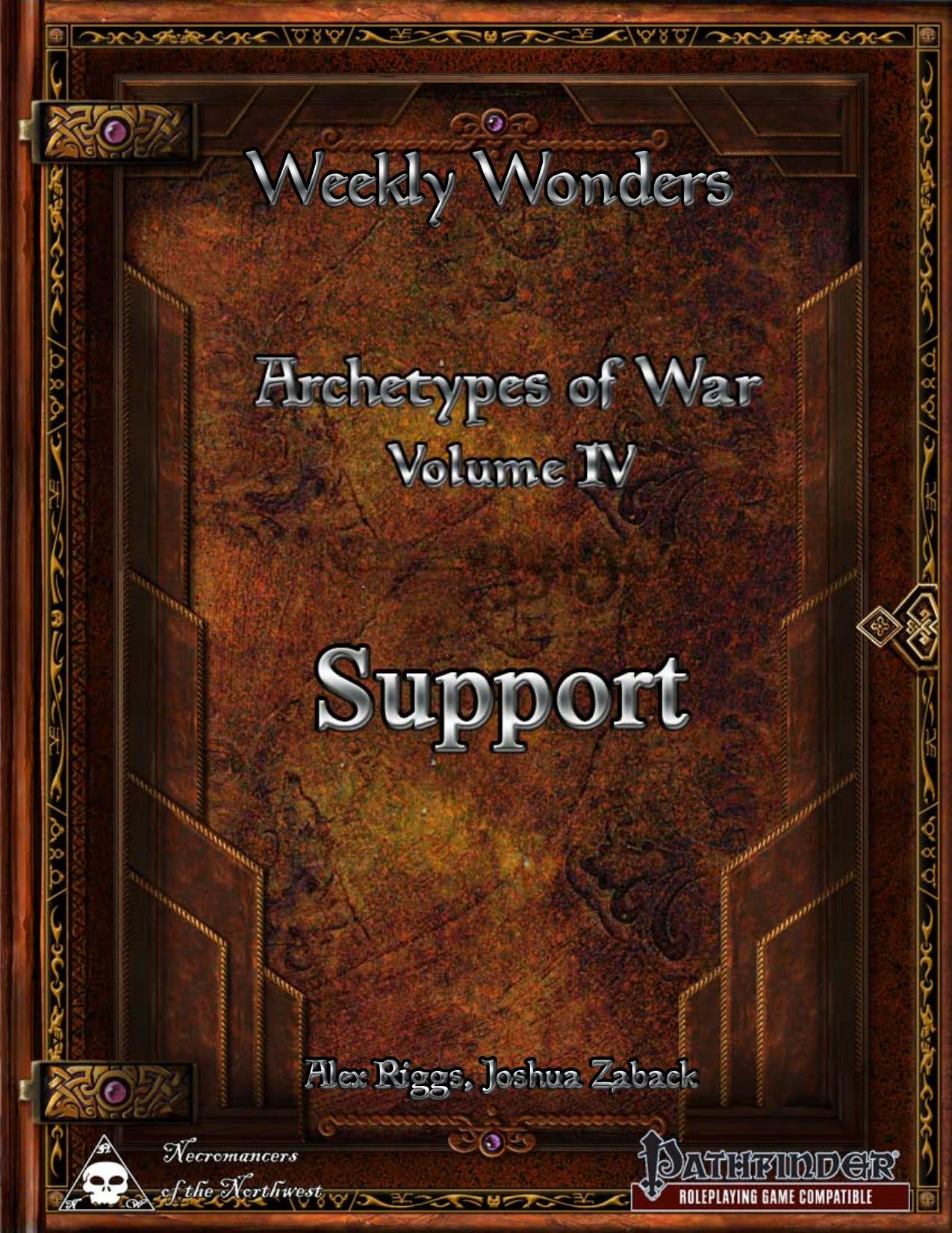 Weekly Wonders - Archetypes of War Volume IV by Support