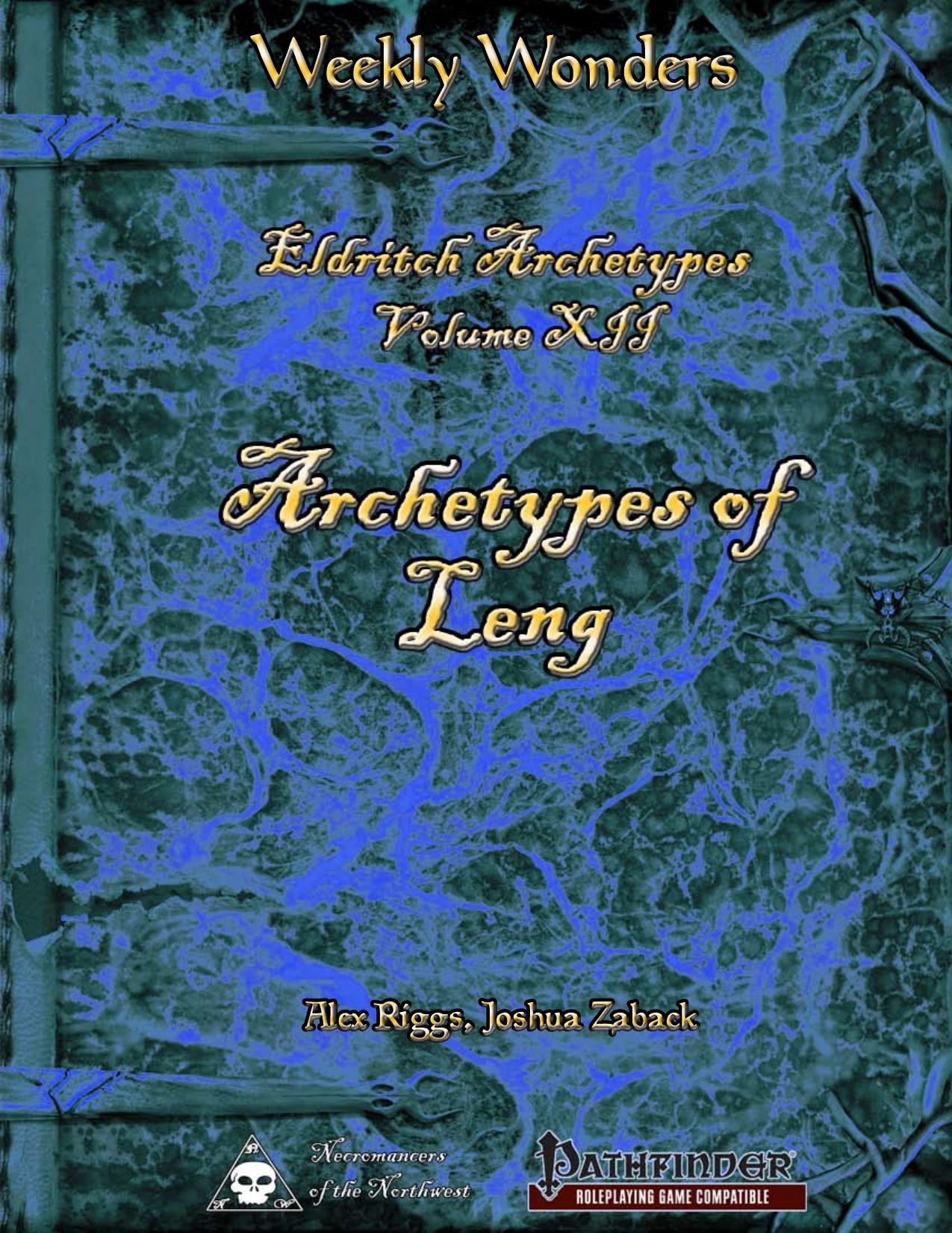 Weekly Wonders - Eldritch Archetypes Volume XII by Archetypes of Leng