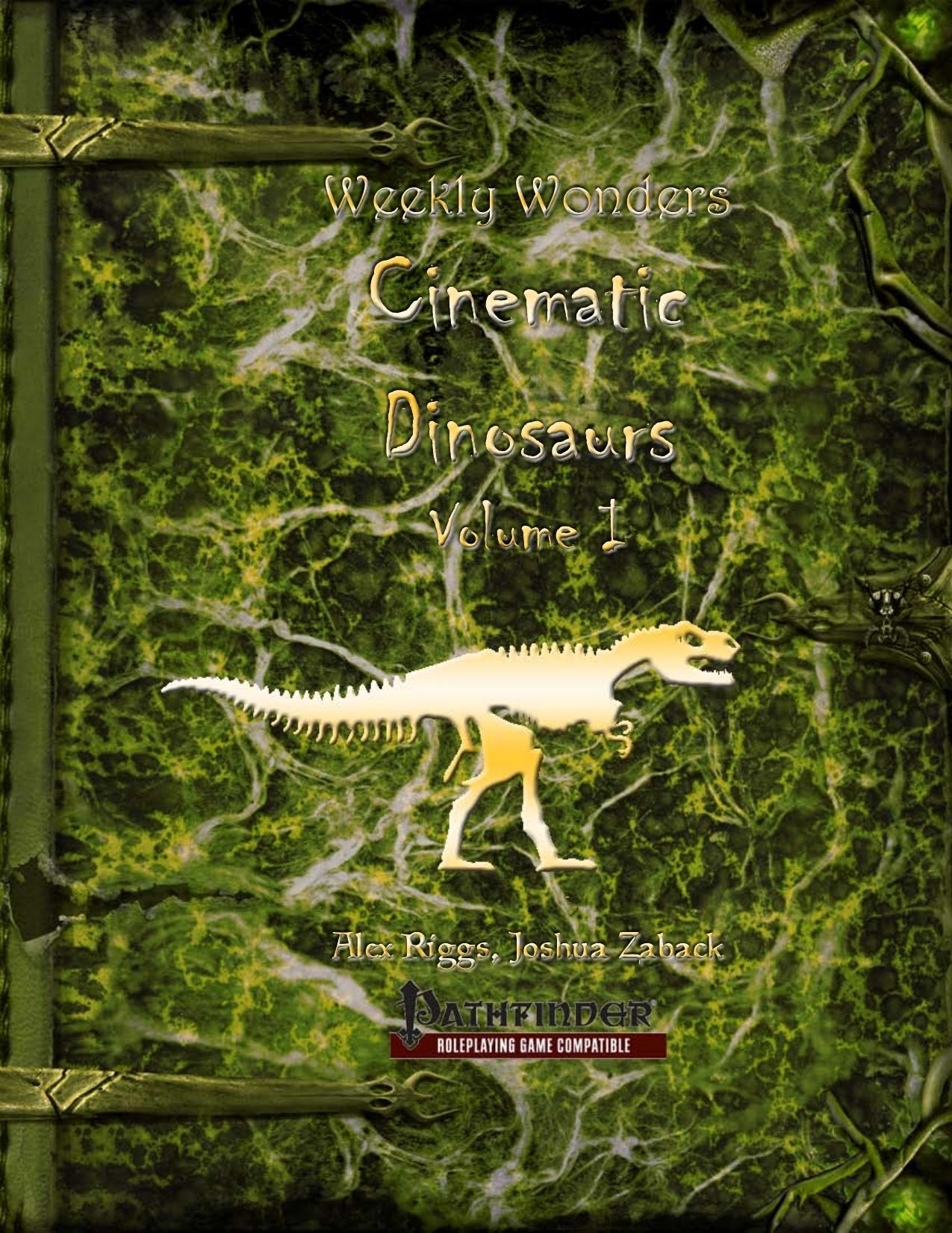Weekly Wonders by Cinematic Dinosaurs Volume I