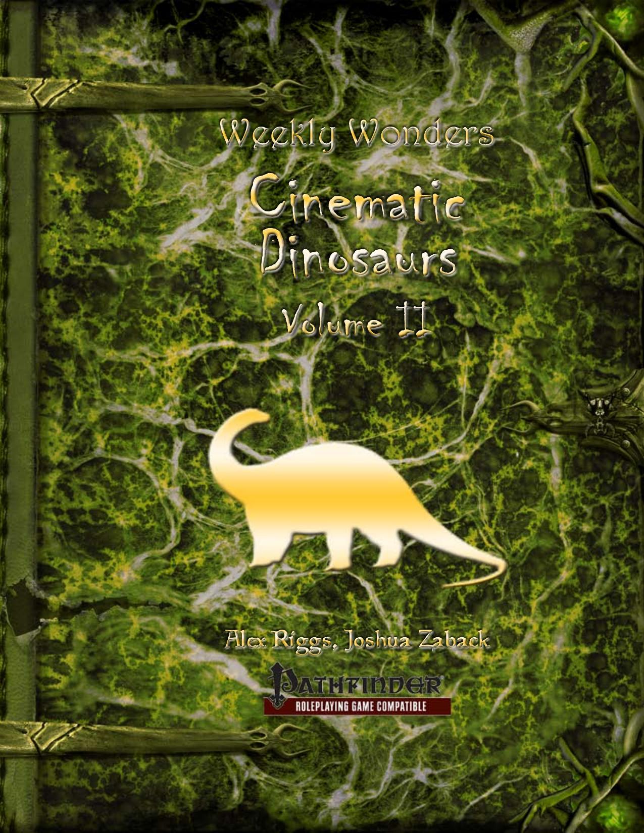 Weekly Wonders by Cinematic Dinosaurs Volume II