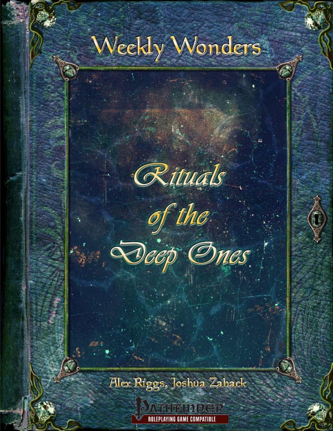 Weekly Wonders by Rituals of the Deep Ones