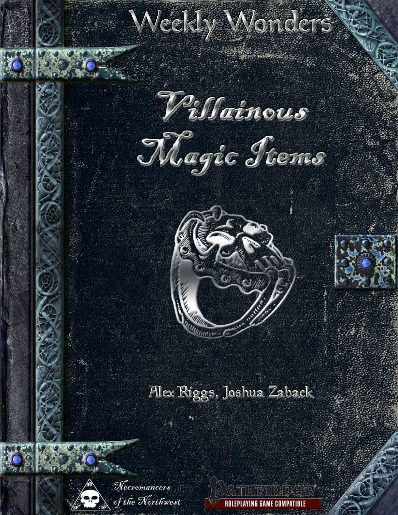 Weekly Wonders by Villainous Magic Items