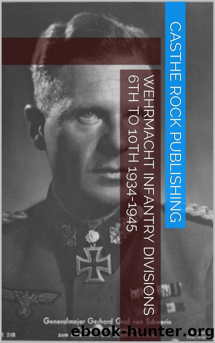 Wehrmacht Infantry Divisions 6th to 10th 1934-1945 by Publishing Castle Rock