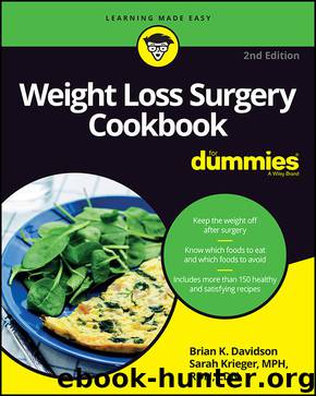 Weight Loss Surgery Cookbook For Dummies (For Dummies (Cooking)) by Davidson Brian K. & Krieger Sarah