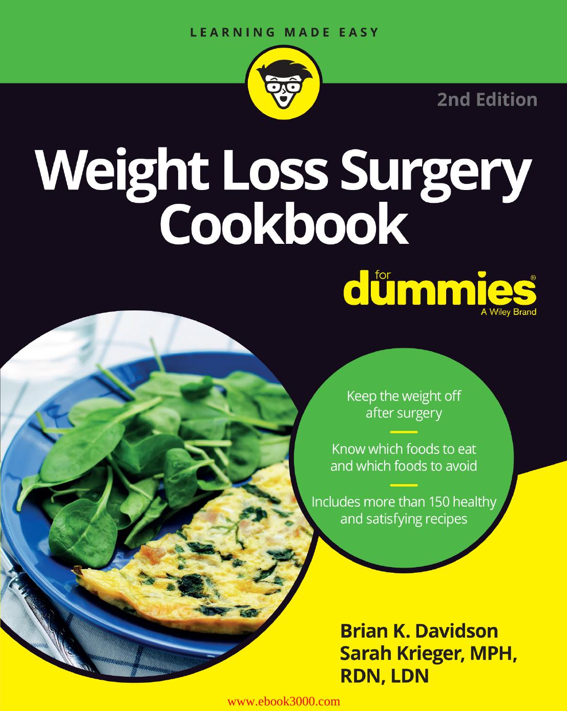 Weight Loss Surgery Cookbook For Dummies, 2nd Edition by Unknow