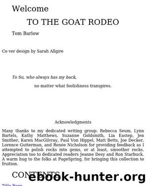 Welcome to the Goat Rodeo by Unknown