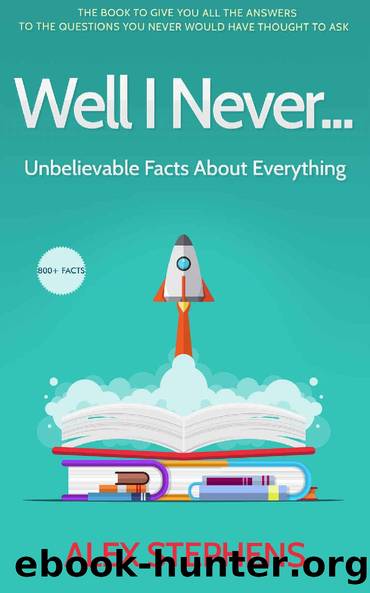 Well I Never...: Unbelievable Facts About Everything by Alex Stephens