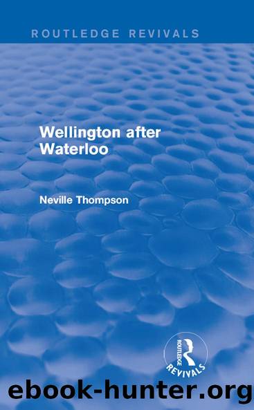 Wellington after Waterloo by Neville Thompson