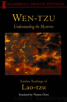 Wen-tzu by Thomas Cleary