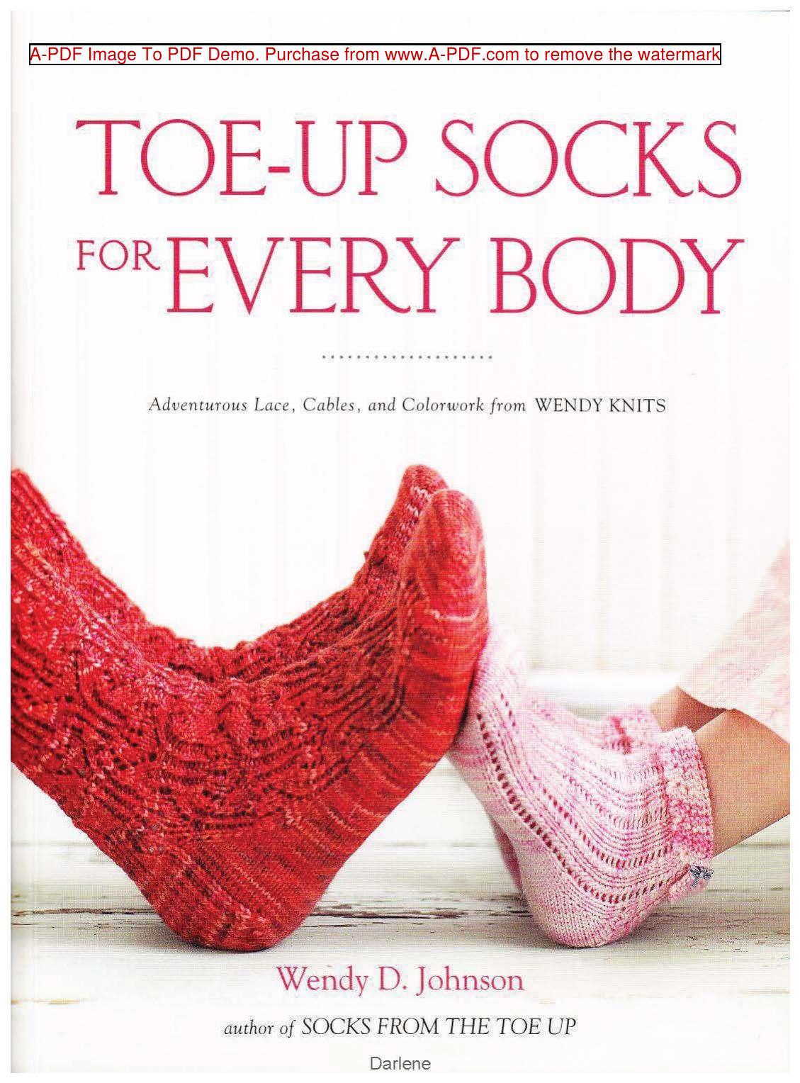 Wendy D. Johnson by Toe-Up Socks for Every Body