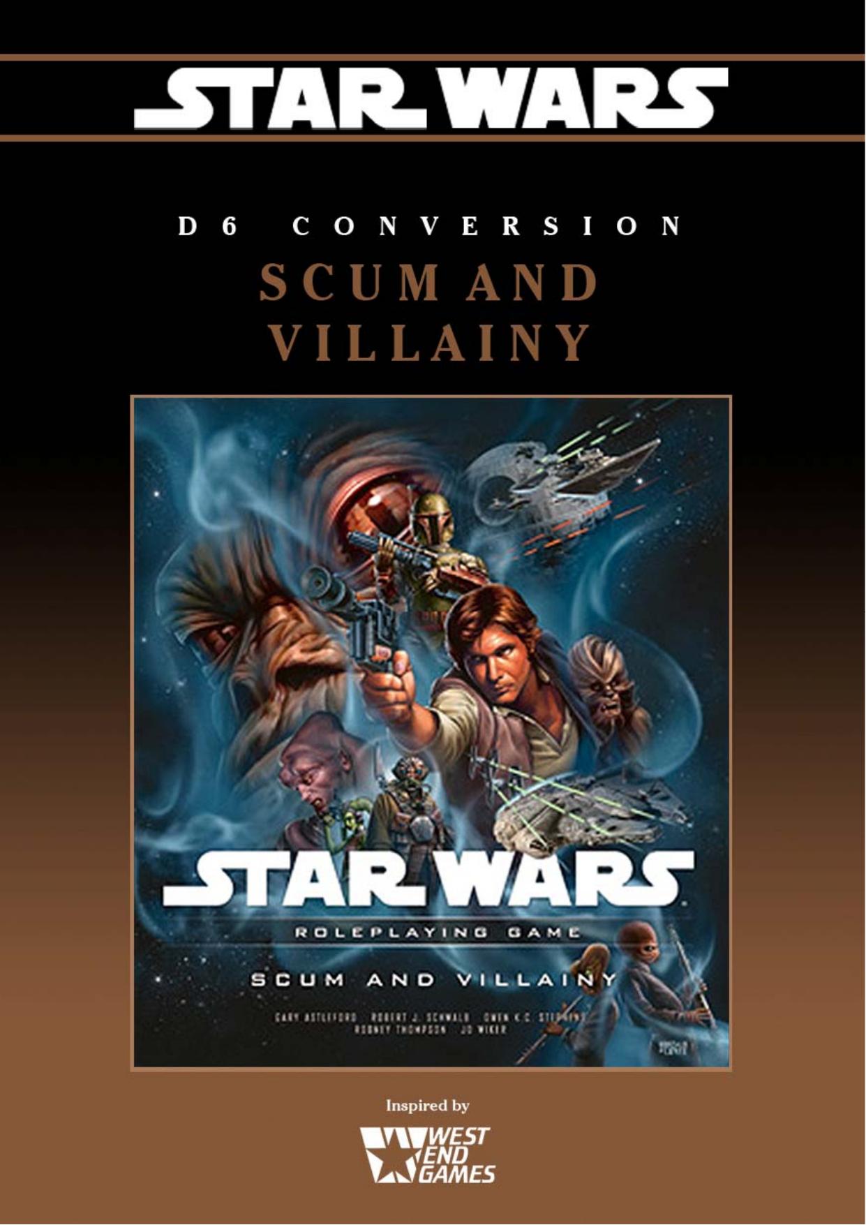 West End Games - Star Wars - D6 Conversion by HEWLETT PACKARD 1